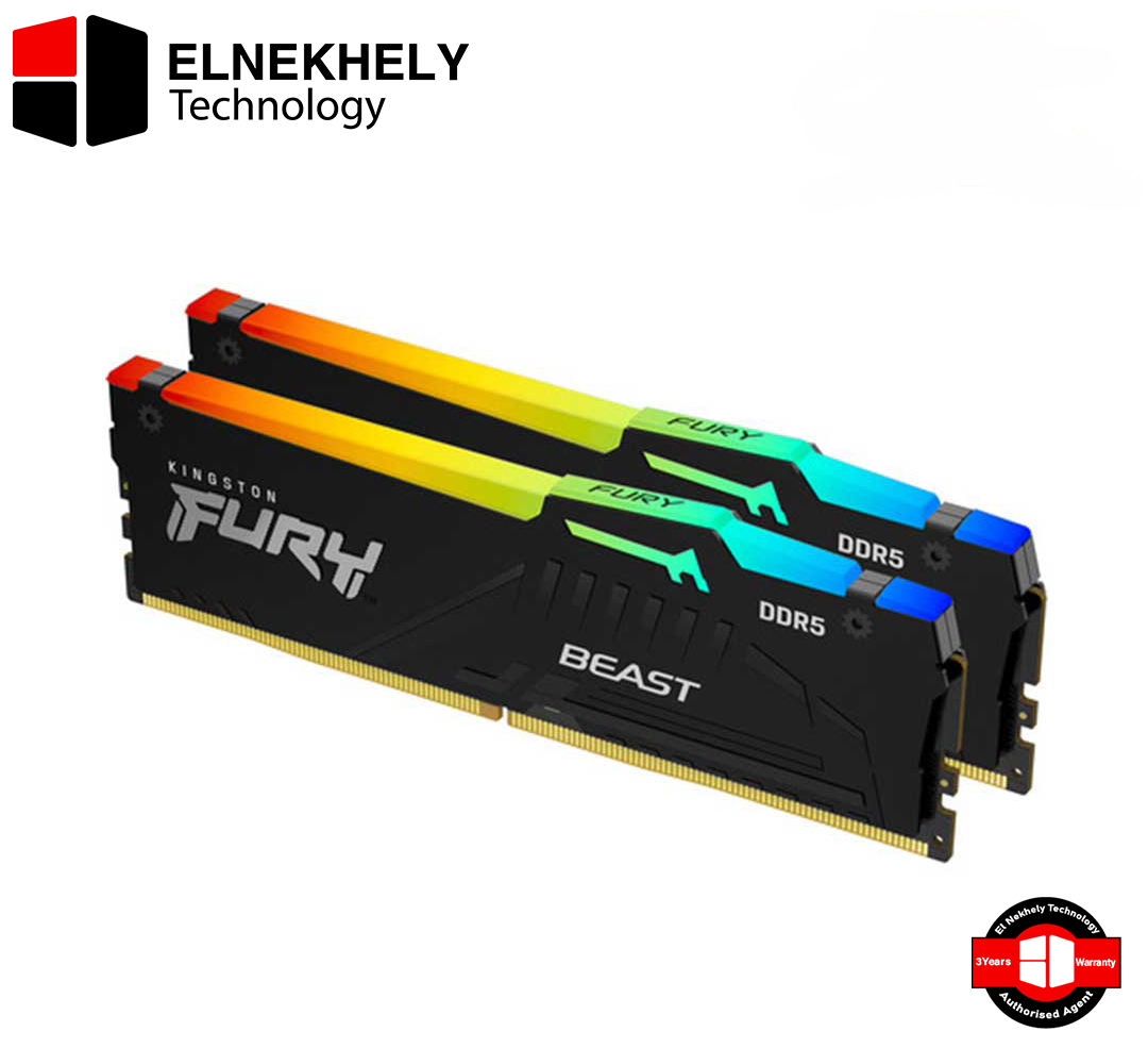 Kingston Fury 64Gb (2x32GB) DDR5 6000Mhz RGB CL40-40-40